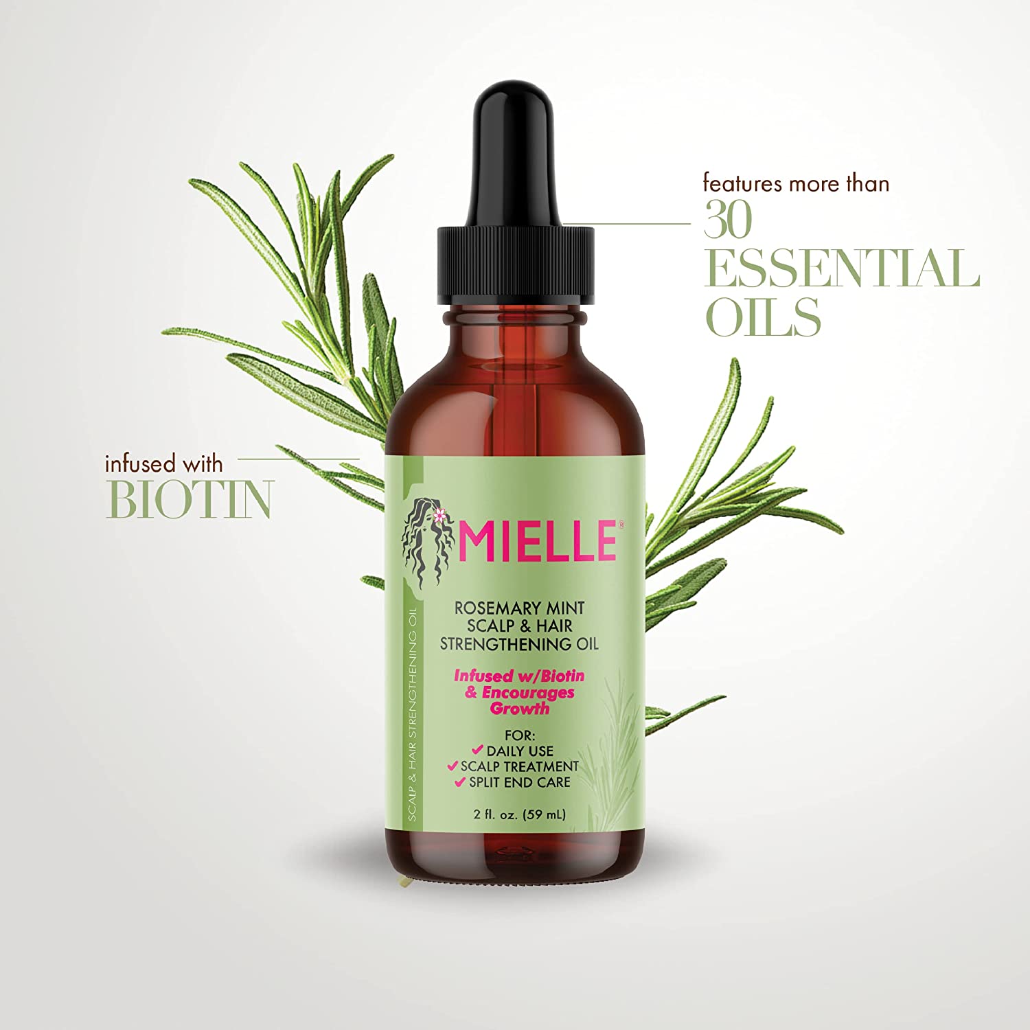 MIELLE - Rosemary Oil - 60ml – Beauty Fusion