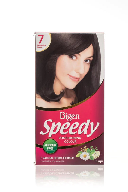 BIGEN - SPEEDY CONDITIONING HAIR COLOR - BROWNISH BLACK 7