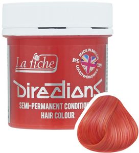 DIRECTIONS - SEMI-PERMANENT HAIR COLOR - PEACH - 88ML