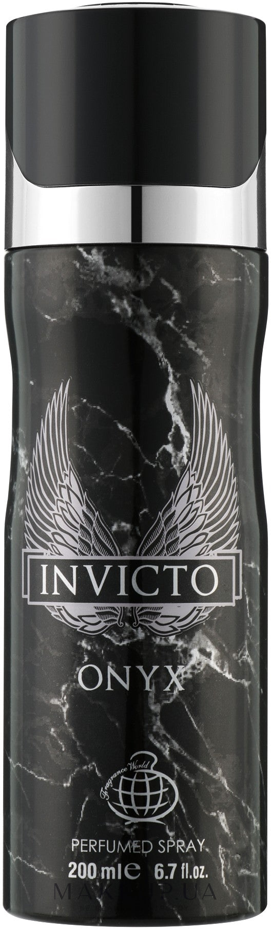 FRAGRANCE WORLD - INVICTO ONYX - DEODERANT - 200mL