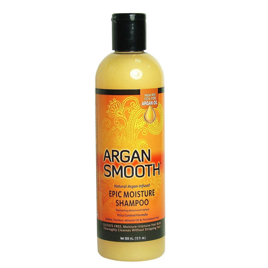 ARGAN SMOOTH - EPIC MOISTURE SHAMPOO - 12Oz