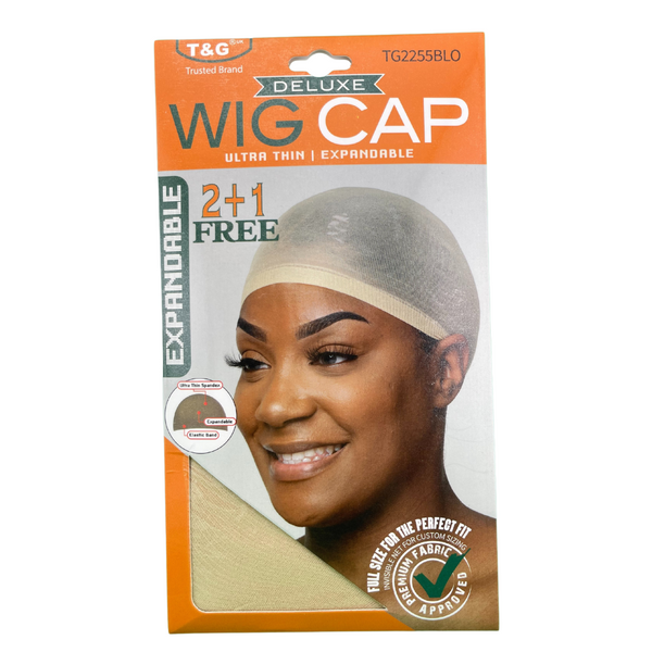 T&G Deluxe Wig Cap 2 + 1 Free - TG2255BLO