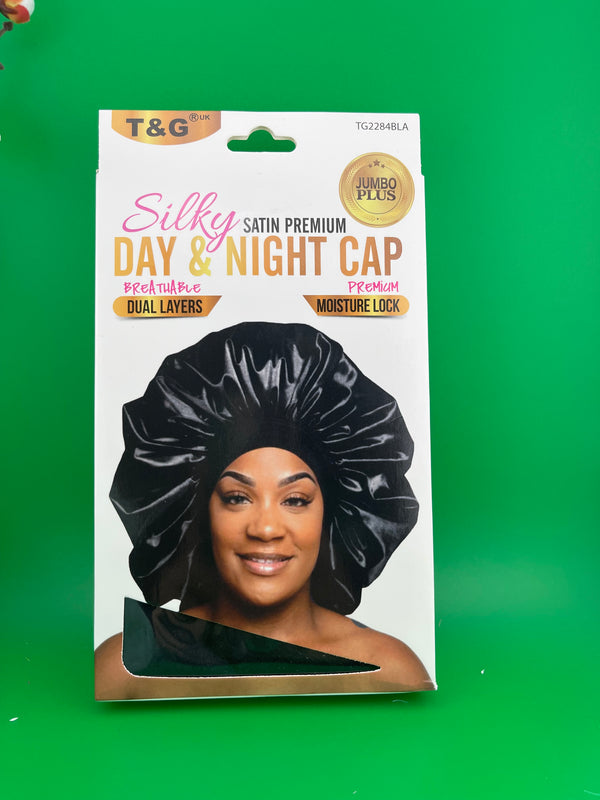 T&G Silky Satin Premium Day & Night Cap TG2284BLA
