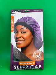 T&G 3.5" Wide Band Sleep Cap Breathable | 21" X-Large | TG2193AST