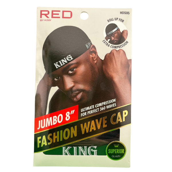 Red By Kiss Jumboo 8" Fashion Wave Cap