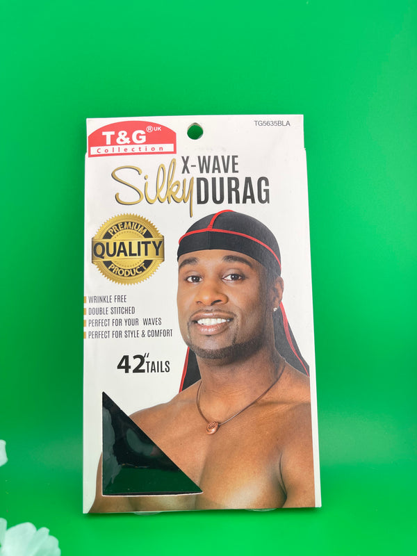 T&G Silky X- Wave Durag 42" Tails