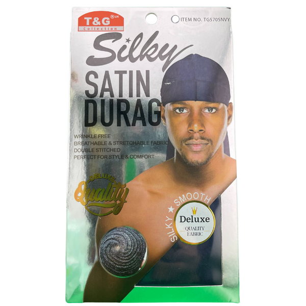 T&G Silky Satin Durag Black