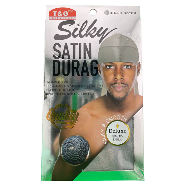T&G Silky Satin Durag Grey