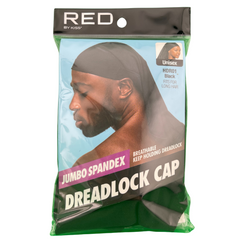 Red By Kiss Jumboo Spandex DreadLock Cap Black