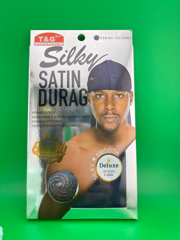 T&G Silky Satin Durag Black