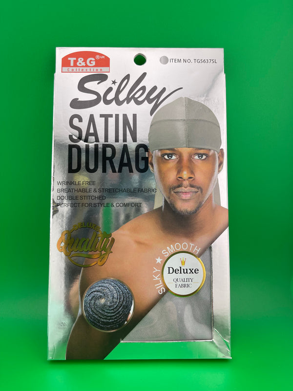 T&G Silky Satin Durag Grey
