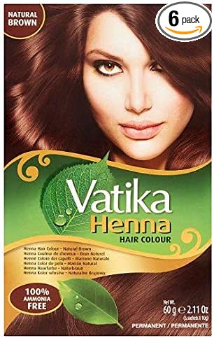 VATIKA - HENNA PERMANENT HAIR COLOR - AMMONIA FREE - 60G