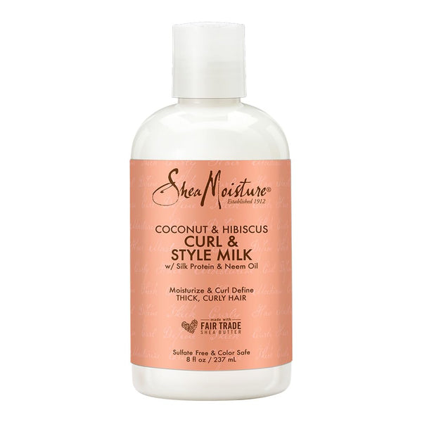 SHEA MOISTURE - CURL & STYLE MILK with COCONUT & HIBISCUS - 8Oz