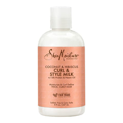 SHEA MOISTURE - CURL & STYLE MILK with COCONUT & HIBISCUS - 8Oz