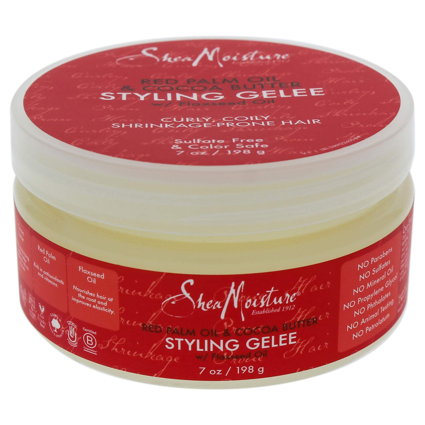 SHEA MOISTURE - STYLING GELEE with RED PALM OIL & COCOA BUTTET - 7Oz