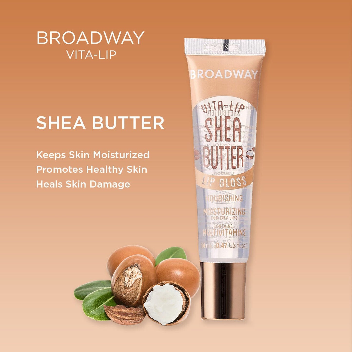 BROADWAY - SHEA BUTTER VITA LIP GLOSS - 14mL