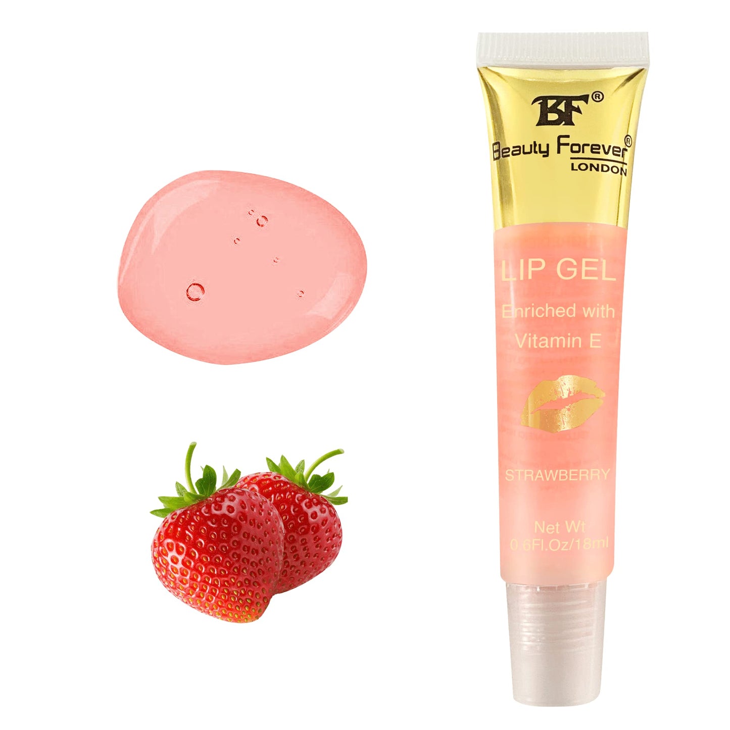 BEAUTY FOREVER - STRAWBERRY LIP GLOSS - 18mL