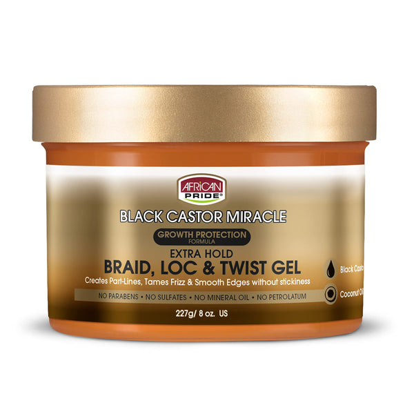 AFRICAN PRIDE - BRAID, LOC & TWIST GEL - 8Oz