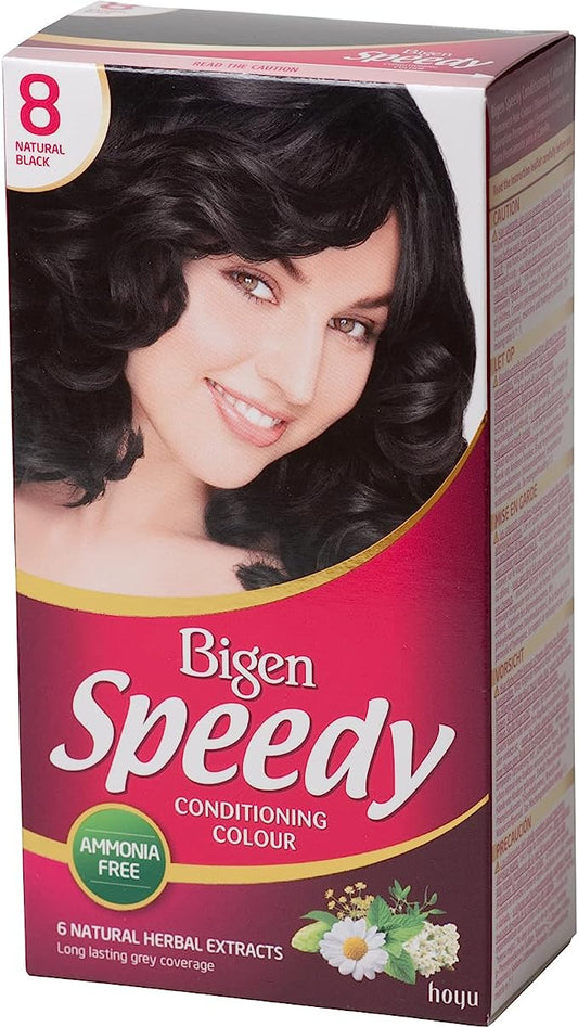 BIGEN - SPEEDY CONDITIONING HAIR COLOR - NATURAL BLACK 8