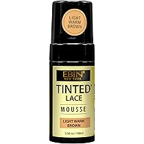 EBIN - TINTED LACE MOUSSE - LIGHT WARM BROWN - 100mL