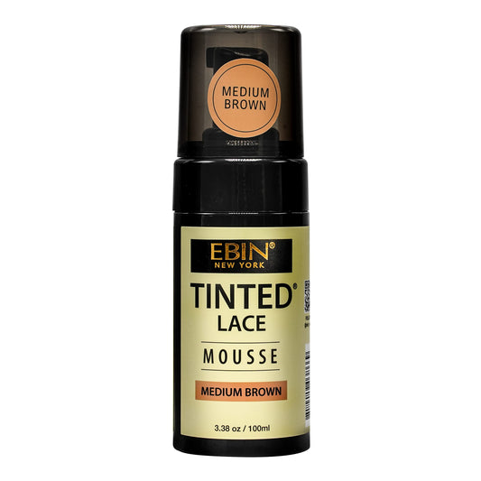 EBIN - TINTED LACE MOUSSE - MEDIUM BROWN - 100mL