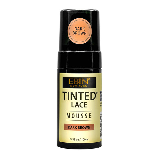 EBIN - TINTED LACE MOUSSE - DARK BROWN - 100mL