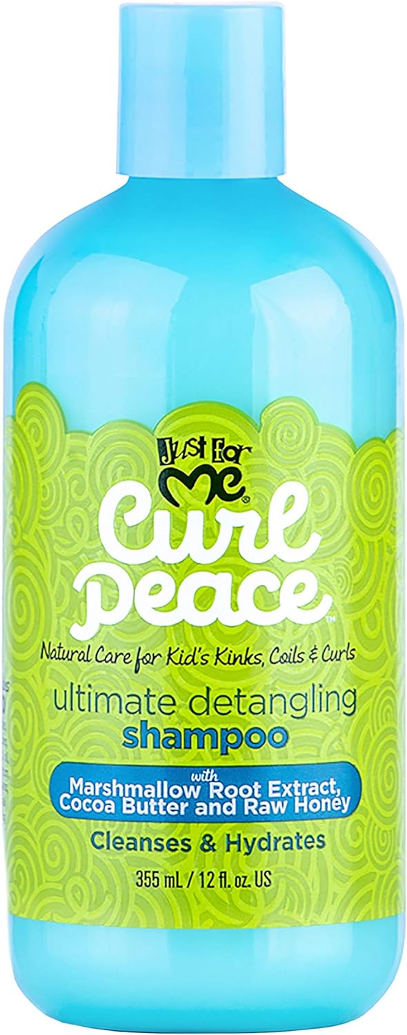 Just for Me Curl Peace Ultimate Hair Detangling Shampoo - 12 Fl Oz