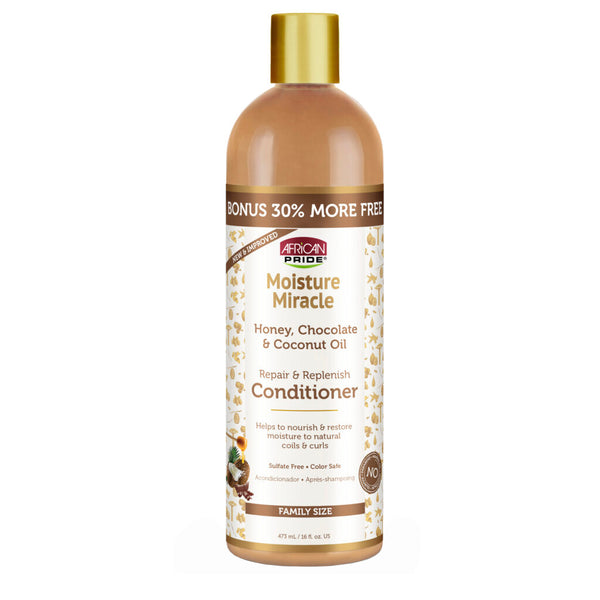 AFRICAN PRIDE - CONDIITONER REPAIR & REPLENISH with HONEY, CHOCOLATE & COCONUT OIL - 16Oz