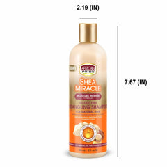 AFRICAN PRIDE - SHEA MIRACLE SULFATE FREE DETANGLING SHAMPOO - 12Oz