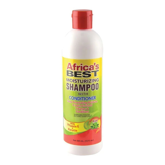 AFRICA's BEST - MOISTURIZING SHAMPOO with CONDITIONER - 12Oz