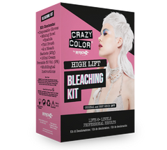 CRAZY COLOR - HIGH LIFT PERMANENT HAIR COLOR  BLEACHING KIT - CODE 002397