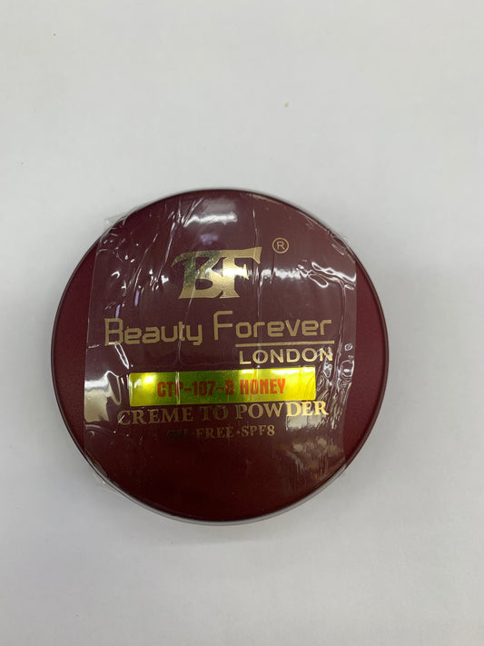 BEAUTY FOREVER LONDON - CTP-107-B HONEY - CREME TO POWDER FOUNDATION - 11G