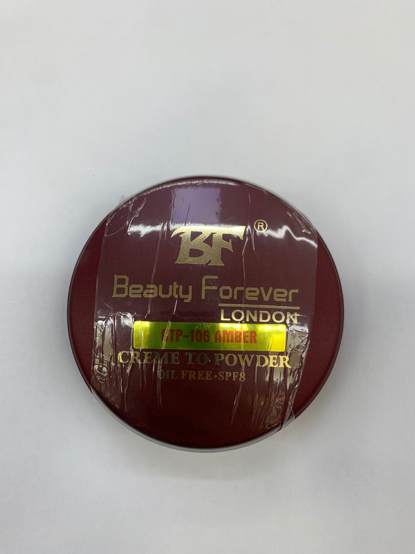 BEAUTY FOREVER LONDON - CTP-106 AMBER - CREME TO POWDER FOUNDATION - 11G