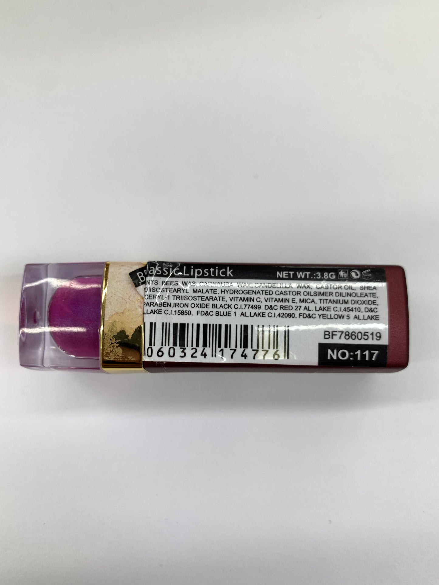 BEAUTY FOREVER LONDON - COL#117 - LIPSTICK - 4G