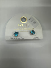 RED BY KISS  -  CUBIC ZIRCONIA BIRTHSTONE EARRINGS - LEAD & NICKEL FREE