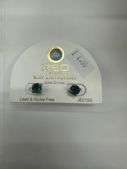 RED BY KISS  -  CUBIC ZIRCONIA BIRTHSTONE EARRINGS - LEAD & NICKEL FREE
