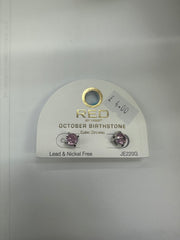 RED BY KISS  -  CUBIC ZIRCONIA BIRTHSTONE EARRINGS - LEAD & NICKEL FREE