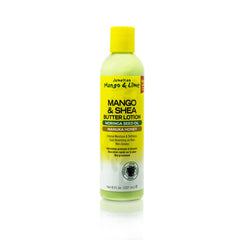 JAMAICAN MANGO & LIME - MANGO & SHEA BUTTER LOTION with MORINGA SEED OIL & MANUKA HONEY - 8Oz