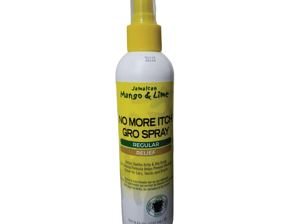 JAMAICAN MANGO & LIME - NO MORE ITCH GRO SPRAY - REGULAR - 8Oz