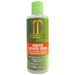 MAZURI - KERATIN GROWTH SERUM with OLIVE OIL - 6Oz