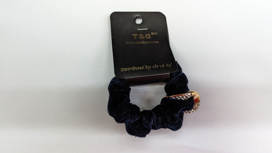 T&G Blue Scrunchie