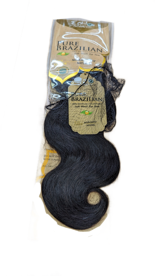 ECHO -  NATURAL BODY WAVE - 100% VIRGIN BRAZILIAN HAIR - NATURAL COLOUR