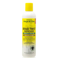 JAMAICAN MANGO & LIME - BRAID TWIST REMOVER with MORINGA SEED OIL & MANUKA HONEY - 8Oz