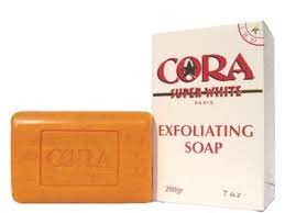 CORA - SUPER WHITE - EXFOLIATING SOAP - 200 G