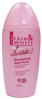 FAIR & WHITE - SO WHITE - SHAMPOOING - SHEA BUTTER - 500ML