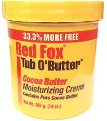 RED FOX - TUB O BUTTER - MOISTURIZING CREME - 397 G