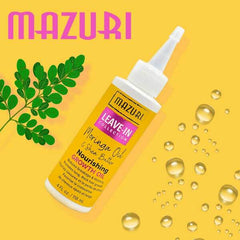 MAZURI - NOURISHING GROWTH OIL with MORINGA OIL & SHEA BUTTER - 4Oz