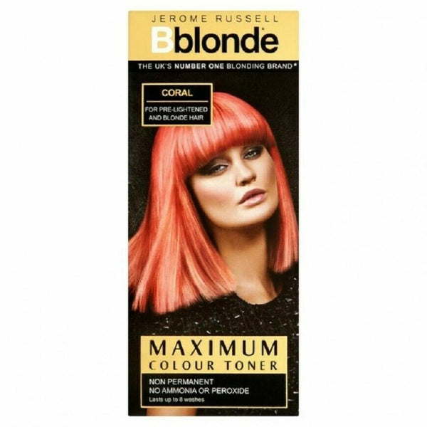 JEROME RUSSELL BLONDE - CORAL - MAXIMUM COLOR TONER - 75ML