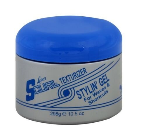 LUSTER'S S-CURL - TEXTURIZER STYLIN' GEL for WAVES & SHORTCUTS - 10.5oZ