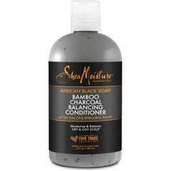 SHEA MOISTURE - BALANCING CONDITIONER with BAMBOO CHARCOAL , AFRICAN BLACK SOAP, TEA TREE OIL & WILLOW BARK EXTRACT - 13Oz